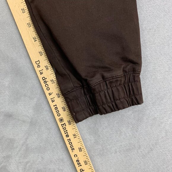 Zara Mens Pants Large Brown Cargo Soft Denim Jogging Fit Tapered Outdoor 30" - Picture 8 of 16